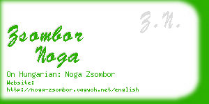 zsombor noga business card